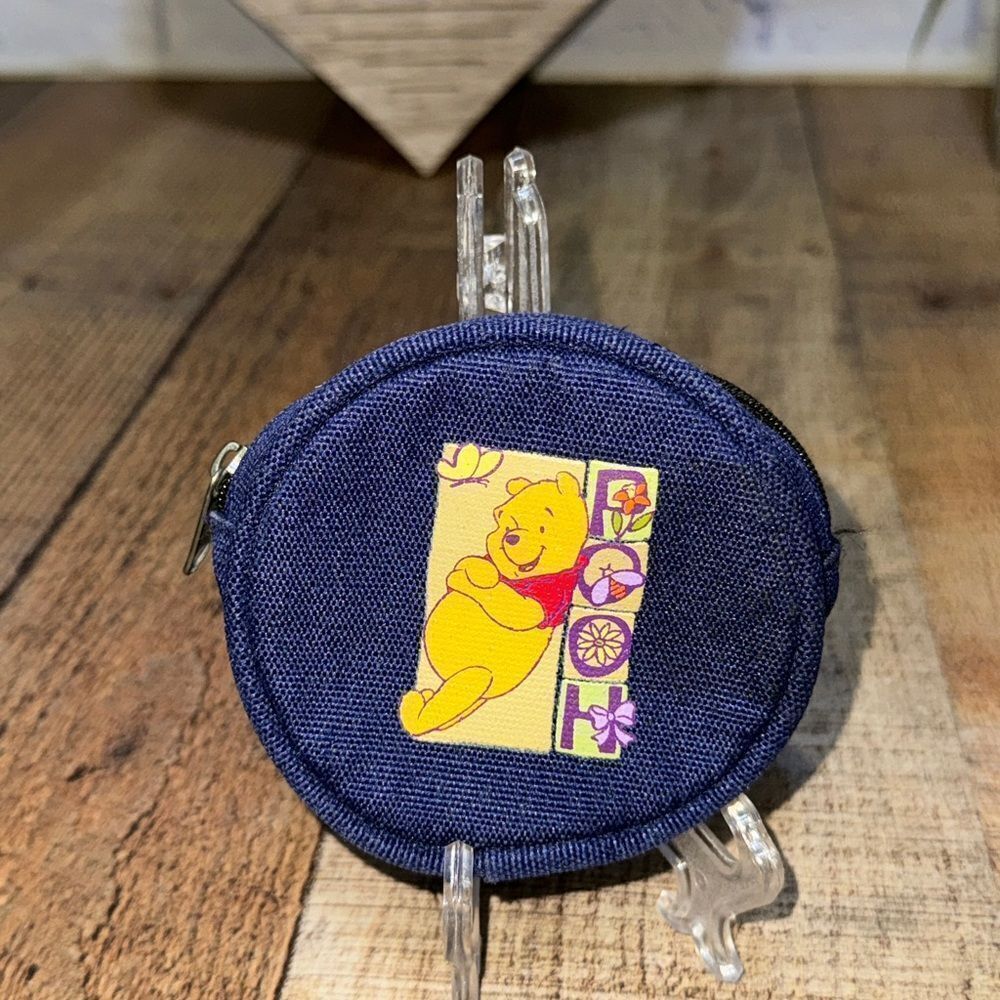 Disney Winnie The Pooh Zippered 4x4 Pouch For Keys, Money